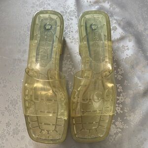 Gucci rubber sandals